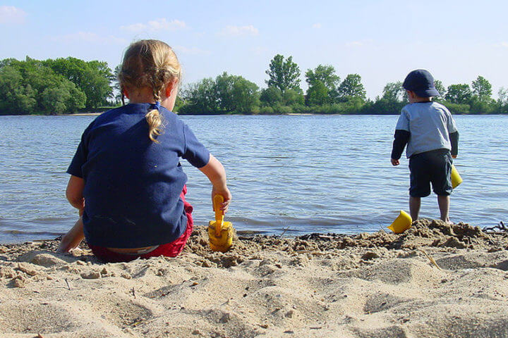 Strand in Lauenburg/Elbe
