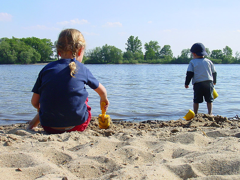 Strand in Lauenburg/Elbe