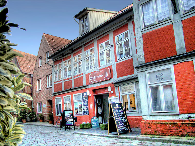 Restaurant Schifferbörse in der Altstadt von Lauenburg