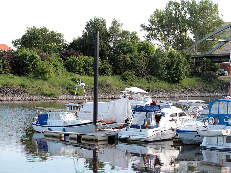 Yachthafen der Marina Lauenburg
