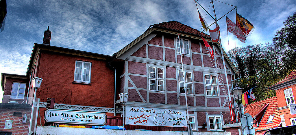 Restaurant "Zum Alten Schifferhaus" in der Altstadt von Lauenburg