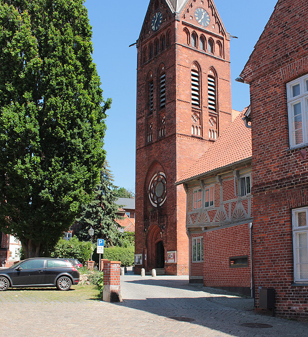 Kirche in der Altstadt von Lauenburg
