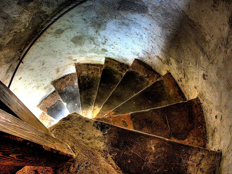Wendeltreppe im Lauenburger Schlossturm