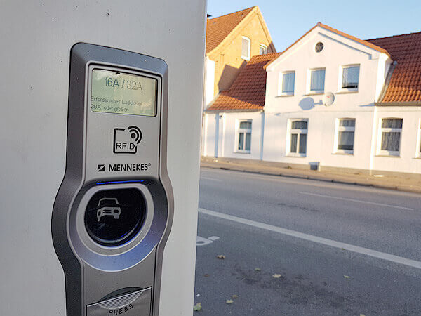 Ladesäule der Versorgungsbetriebe in Lauenburg Ladesäule der Versorgungsbetriebe in Lauenburg