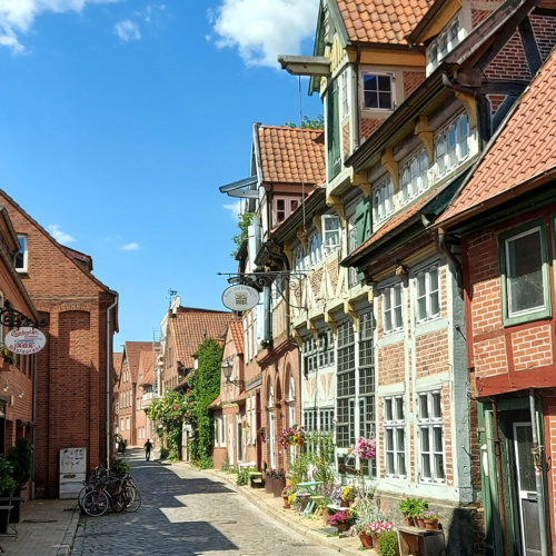 Das ehemalige Brau- und Brennhaus in der Altstadt von Lauenburg Das ehemalige Brau- und Brennhaus