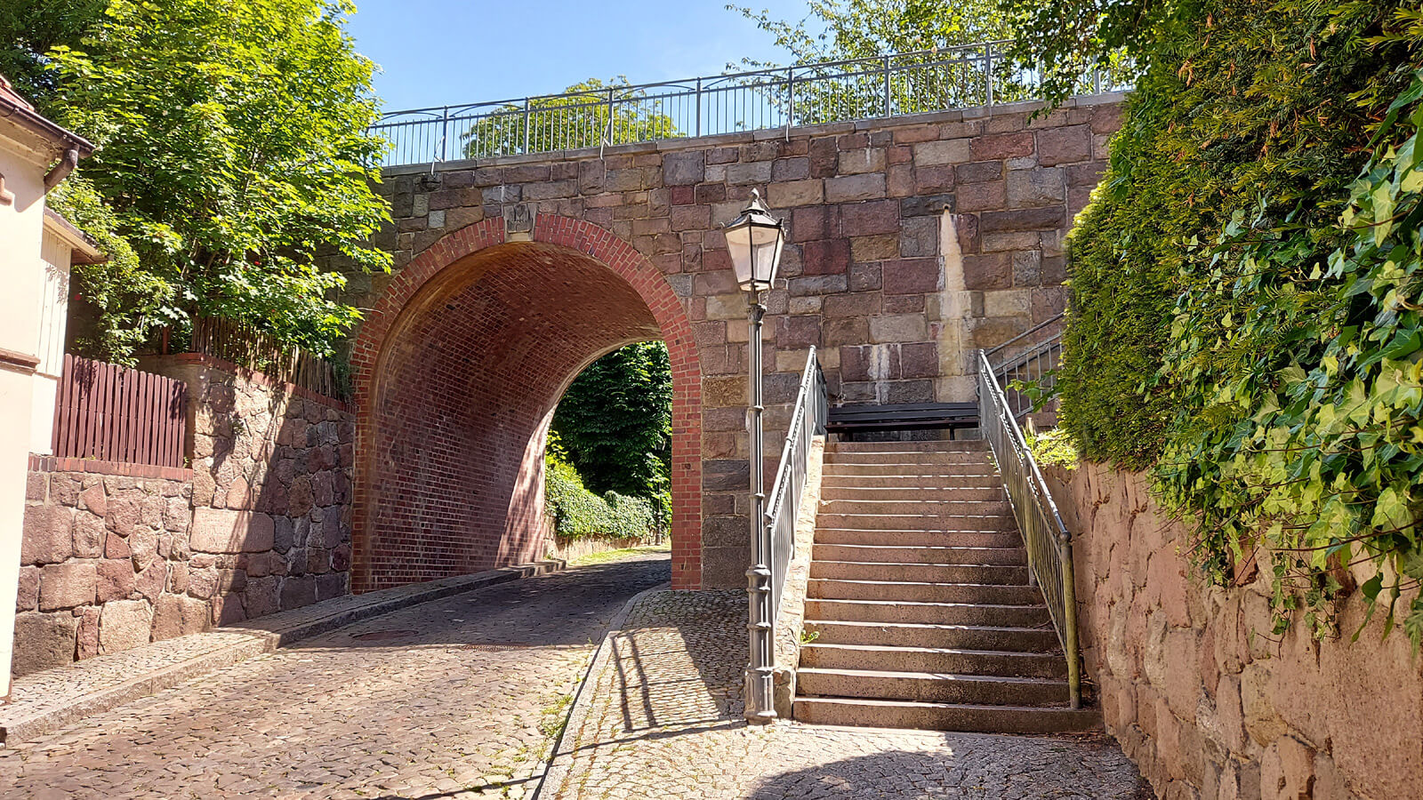 Friedrichsbrücke Hohler Weg in Lauenburg Friedrichsbrücke Hohler Weg in Lauenburg
