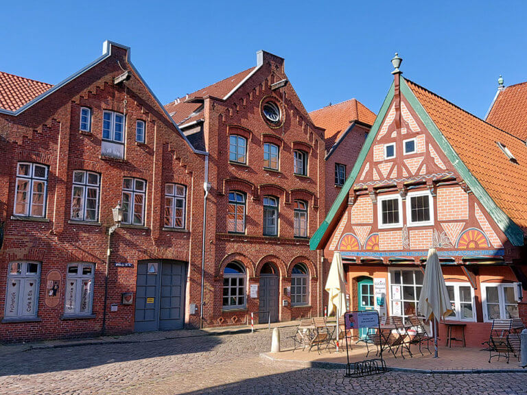 Der Alte Markt in der Altstadt von Lauenburg Der Alte Markt in der Altstadt von Lauenburg