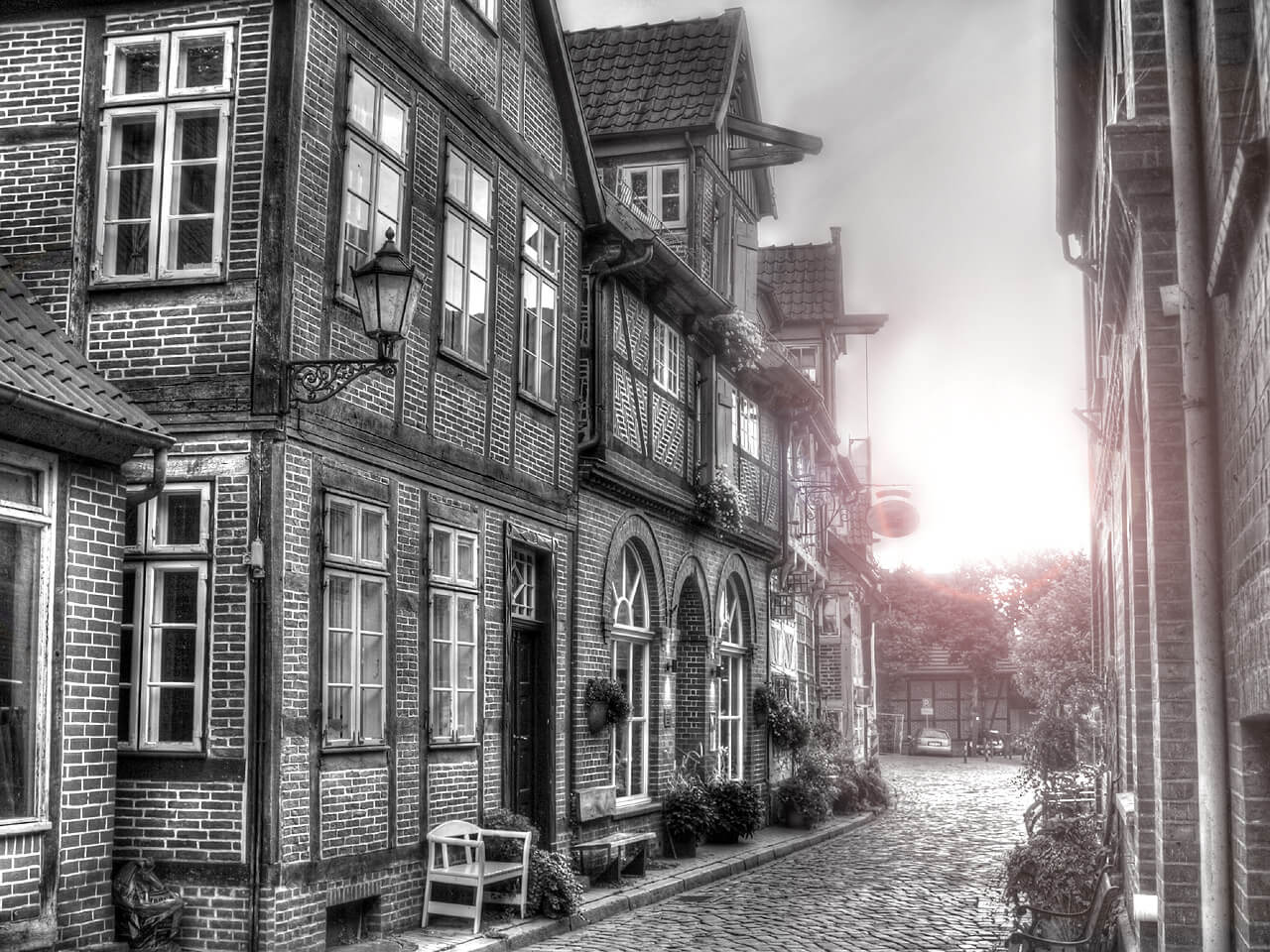 Das Brau- und Brennhaus in der Altstadt von Lauenburg Das Brau- und Brennhaus in der Altstadt von Lauenburg