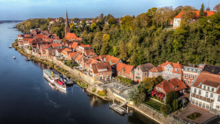 Die Altstadt von Lauenburg/Elbe