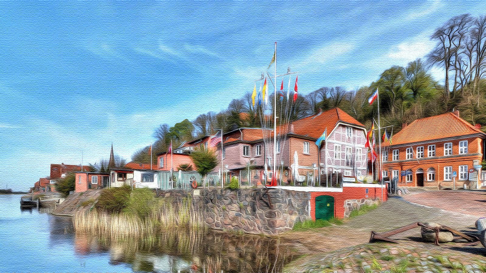 schifferhaus-1600-art Restaurant "Zum Alten Schifferhaus" am Lösch- und Ladeplatz