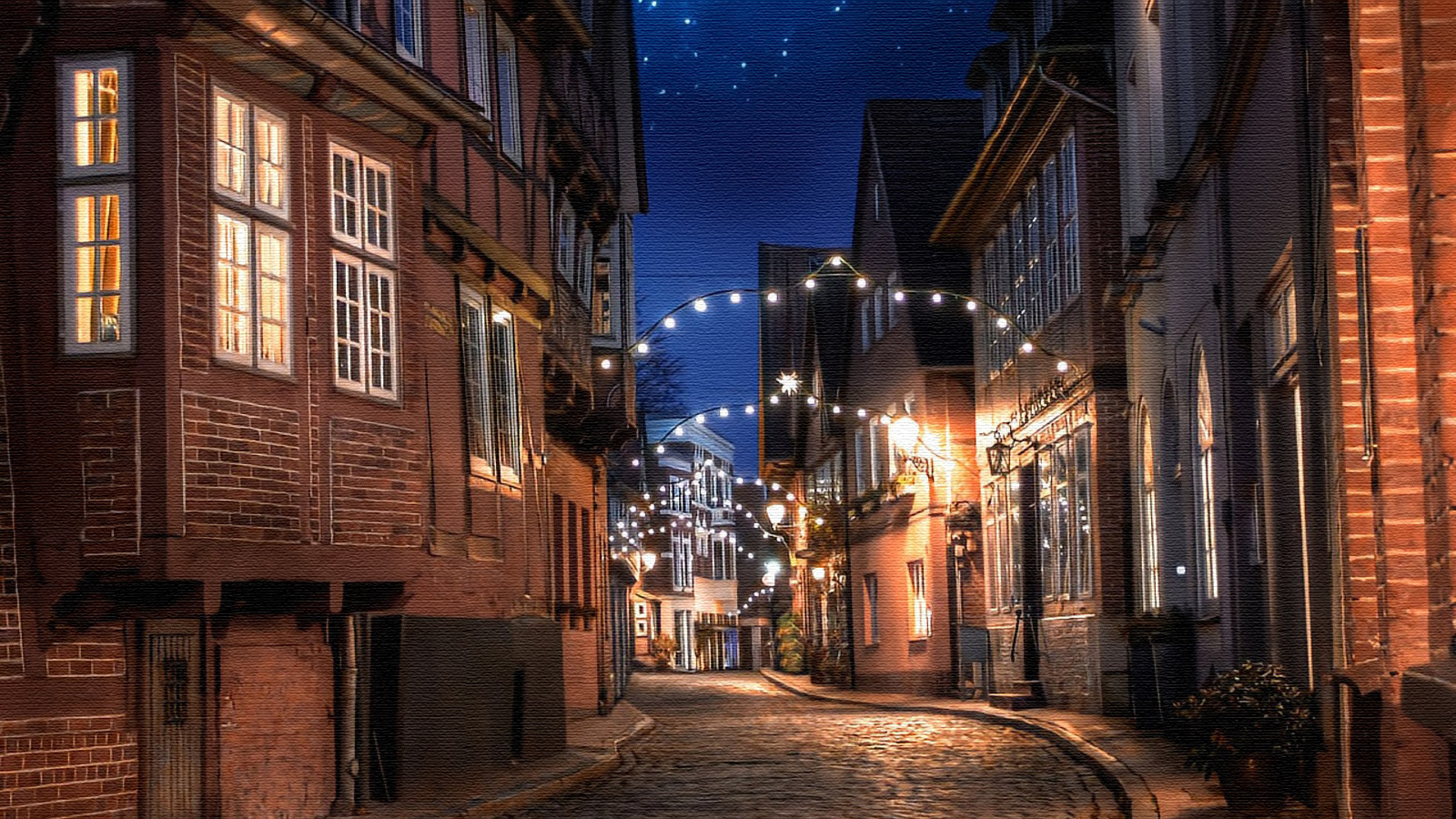 Weihnachtliche Elbstraße
