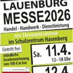 Plakat zur Lauenburg Messe 2026