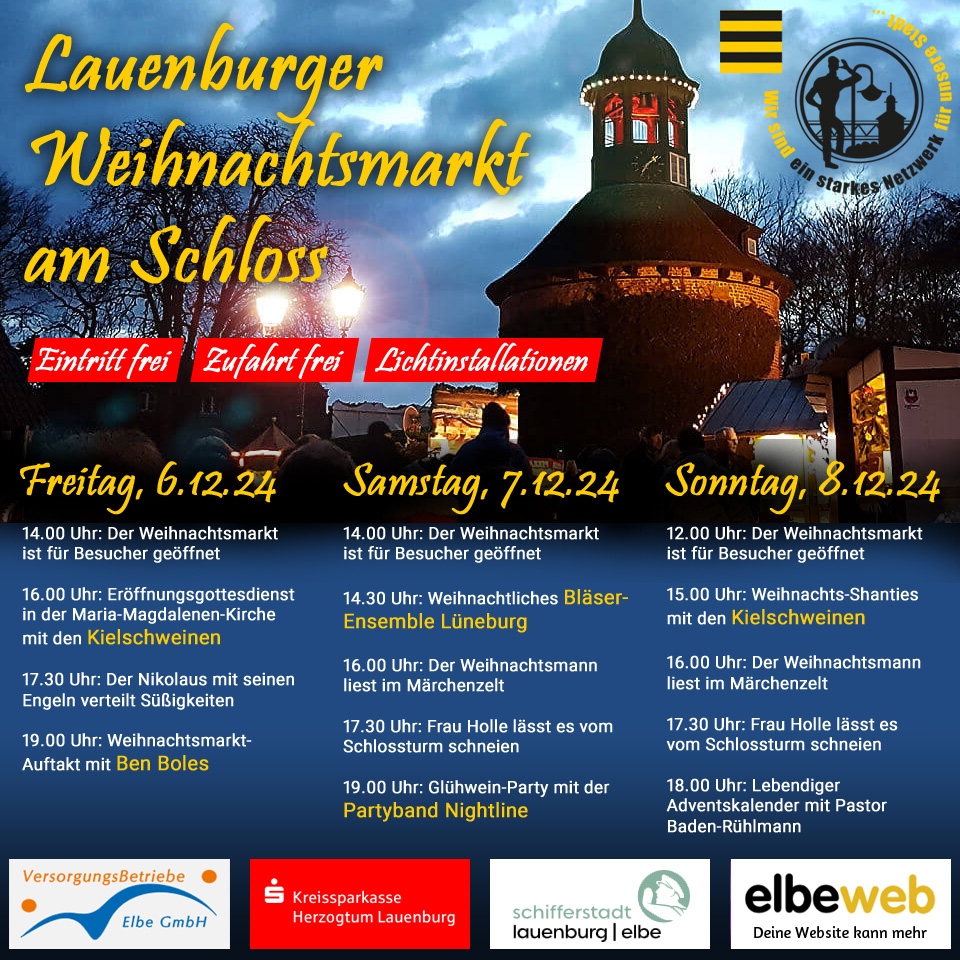 Weihnachtsmarkt Lauenburg 2024